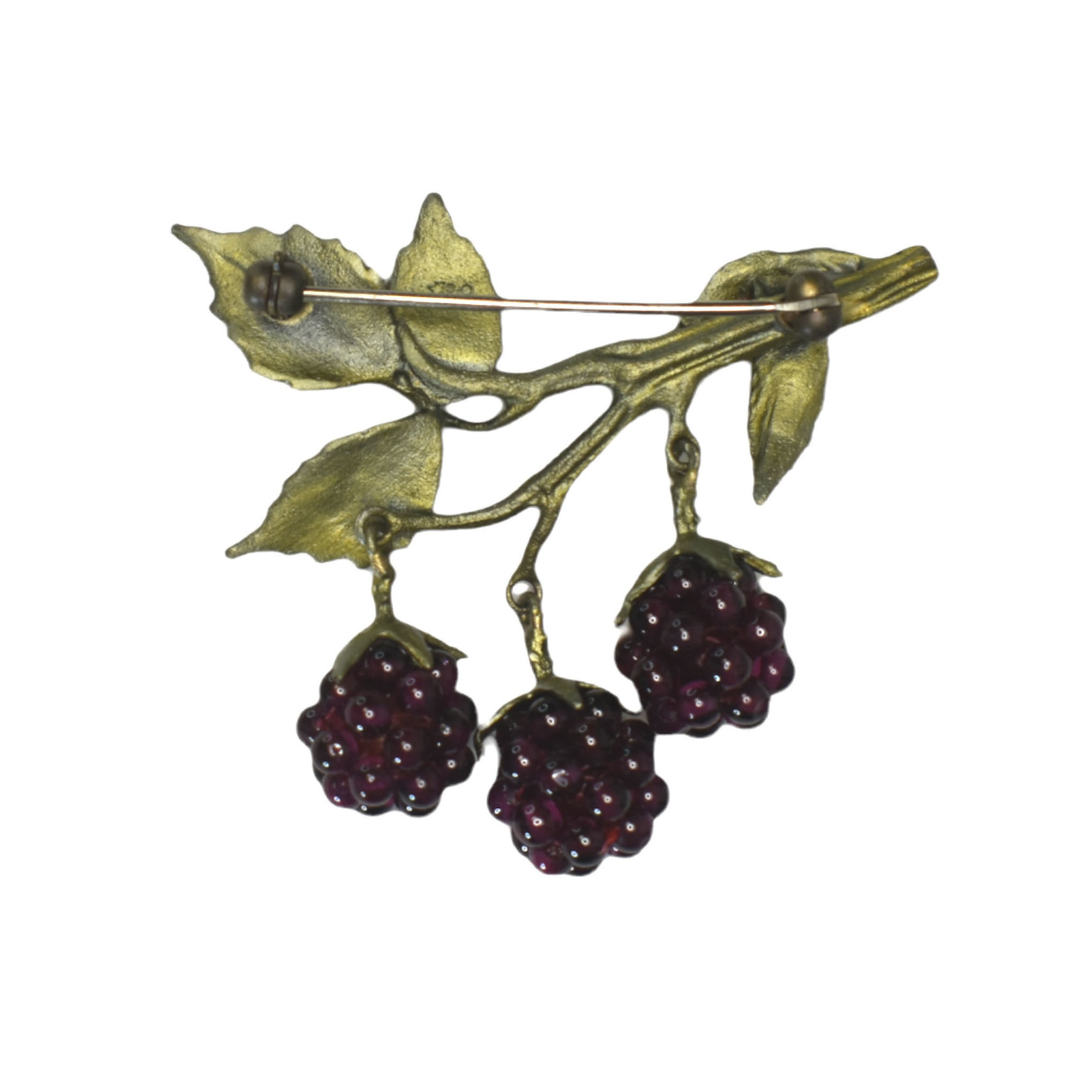Michael Michaud Raspberry Brooch