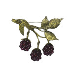 Michael Michaud Raspberry Brooch