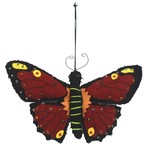 NEW WORLD ARTS Jumbo Red Butterfly Ornament