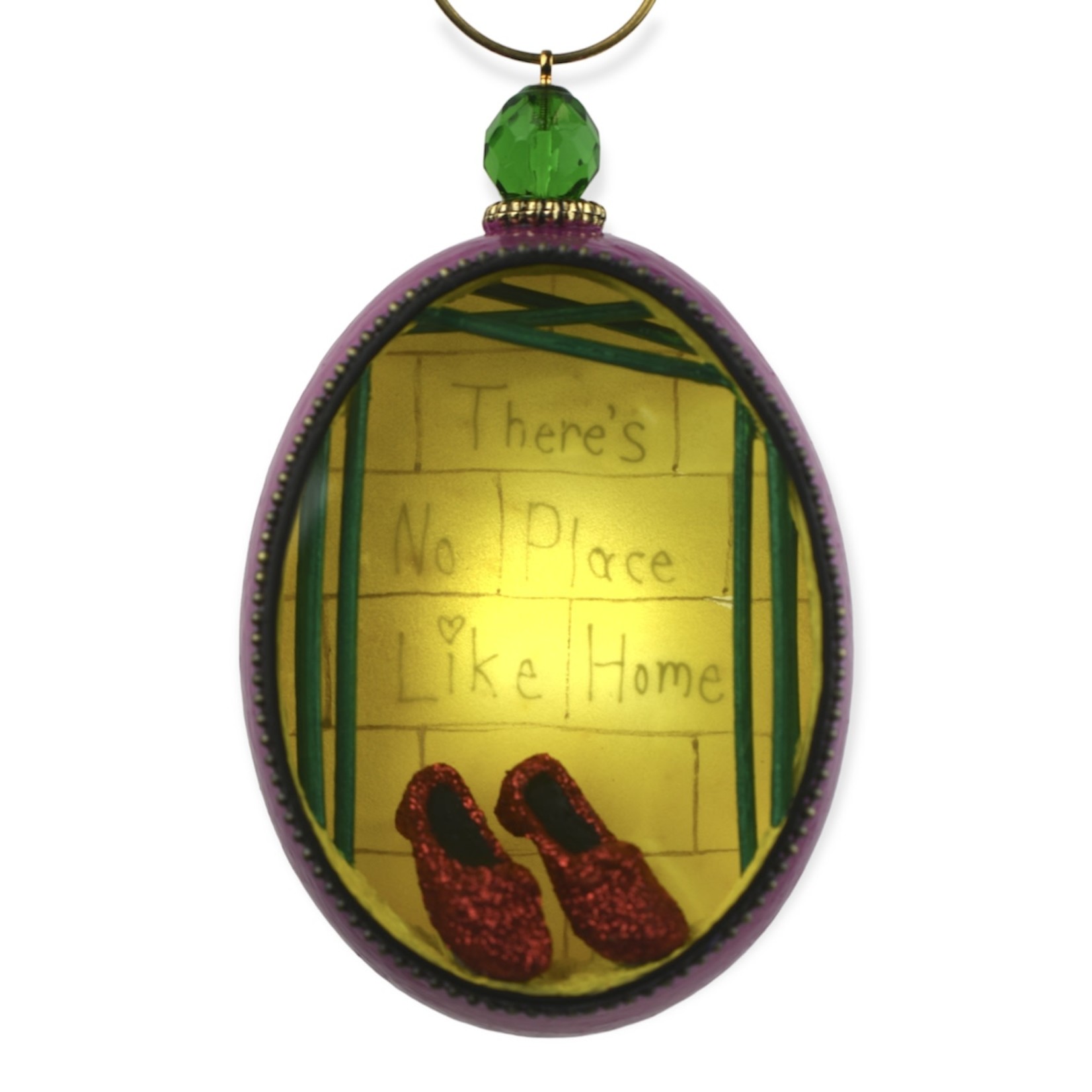 JBW STUDIO There's No Place Like Home Egg Ornament