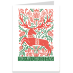 SATURN PRESS Folk Deer Box of Holiday Cards