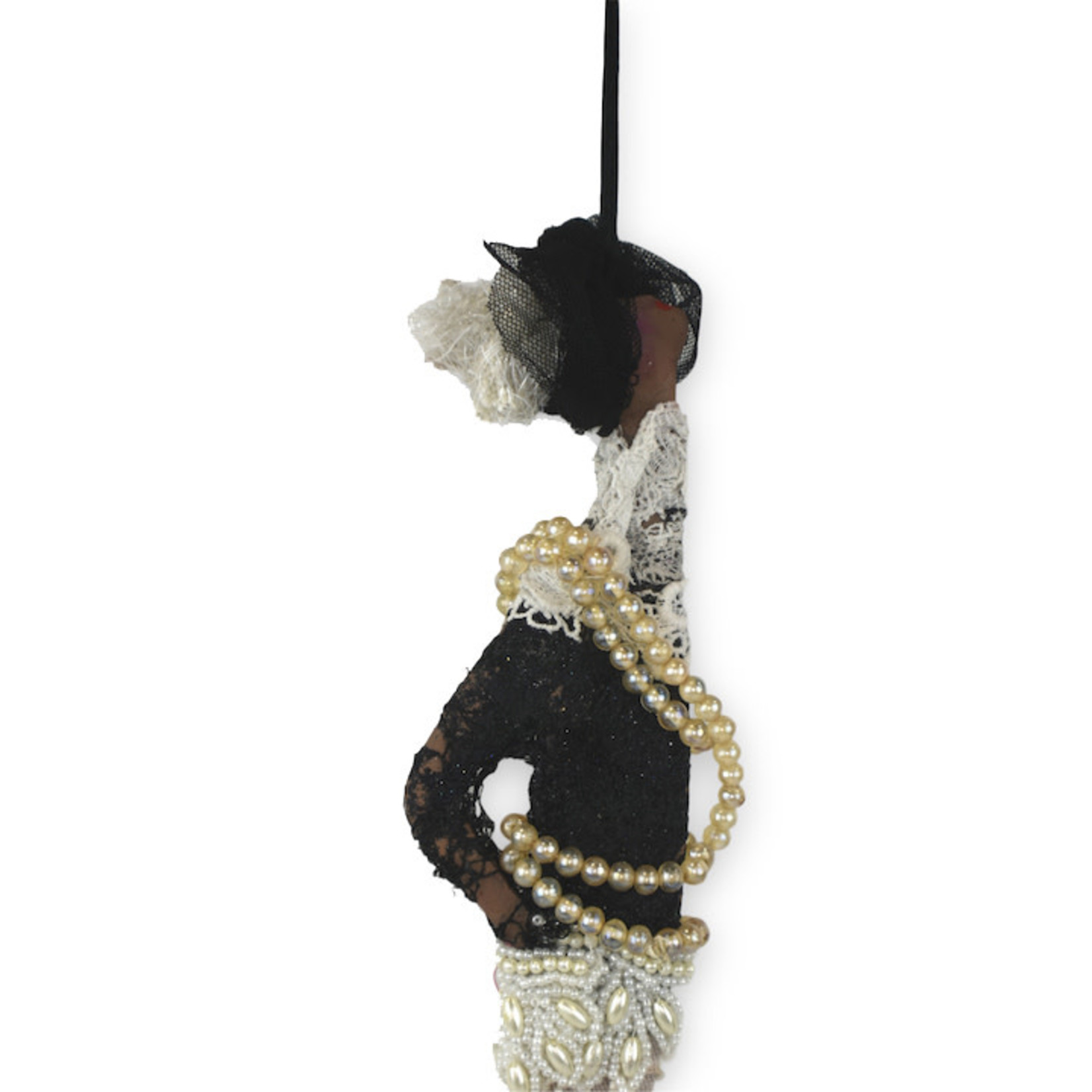 Nita Angeletti Fashionista Flapper Girl Black & White