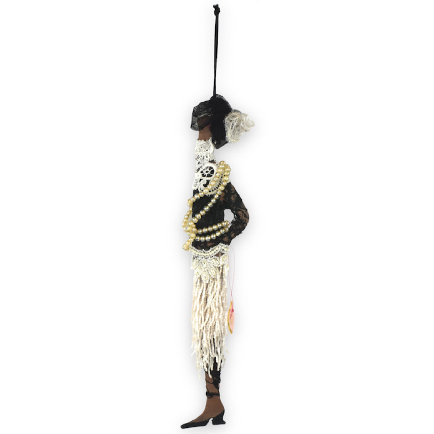 Nita Angeletti Fashionista Flapper Girl Black & White