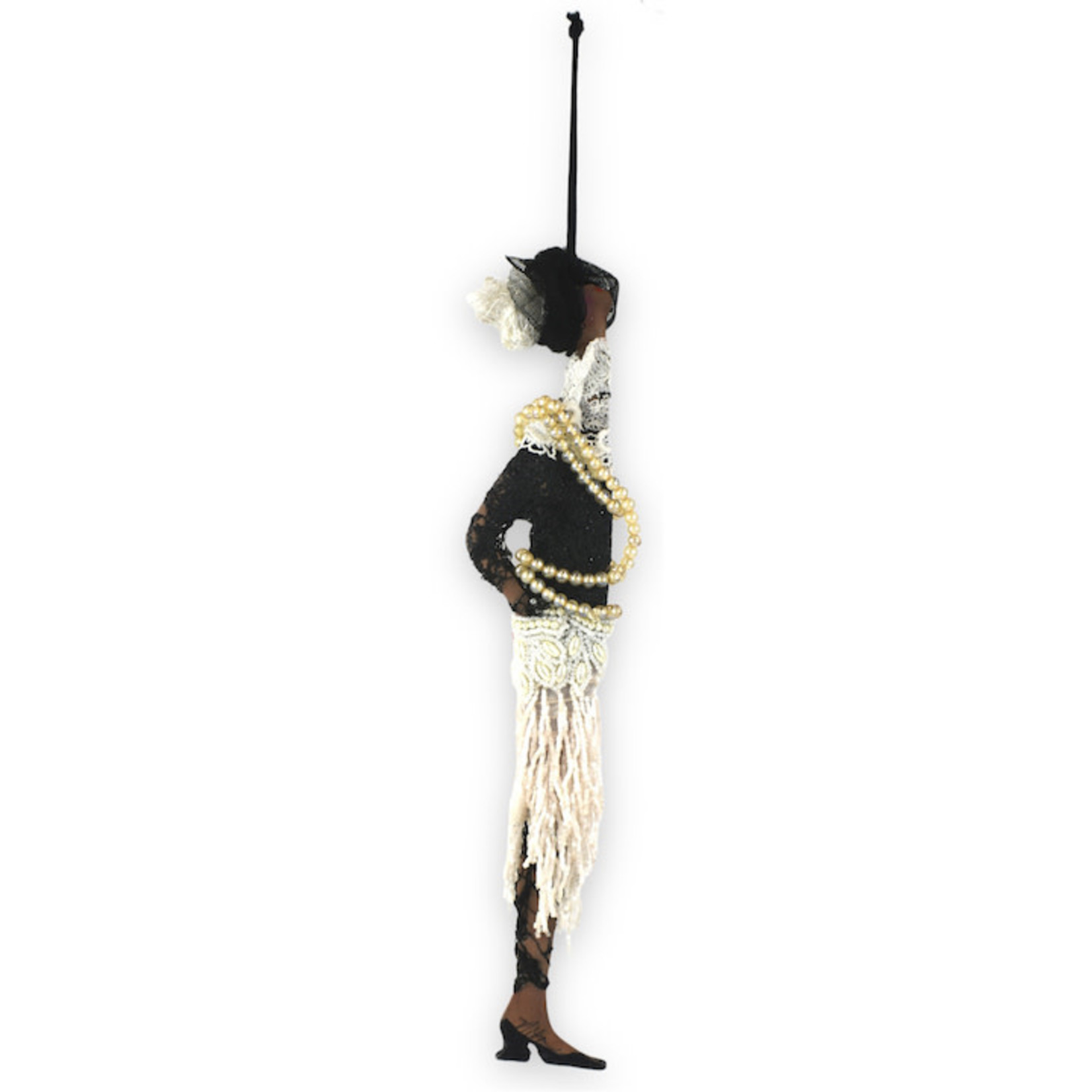 Nita Angeletti Fashionista Flapper Girl Black & White