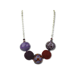 Rush Creek Designs Grape Hollow Glass Necklace