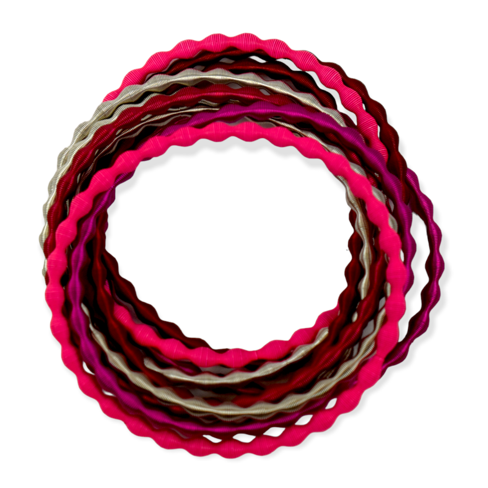 Adia Kibur Accessories Valentine Coil Bracelet Set