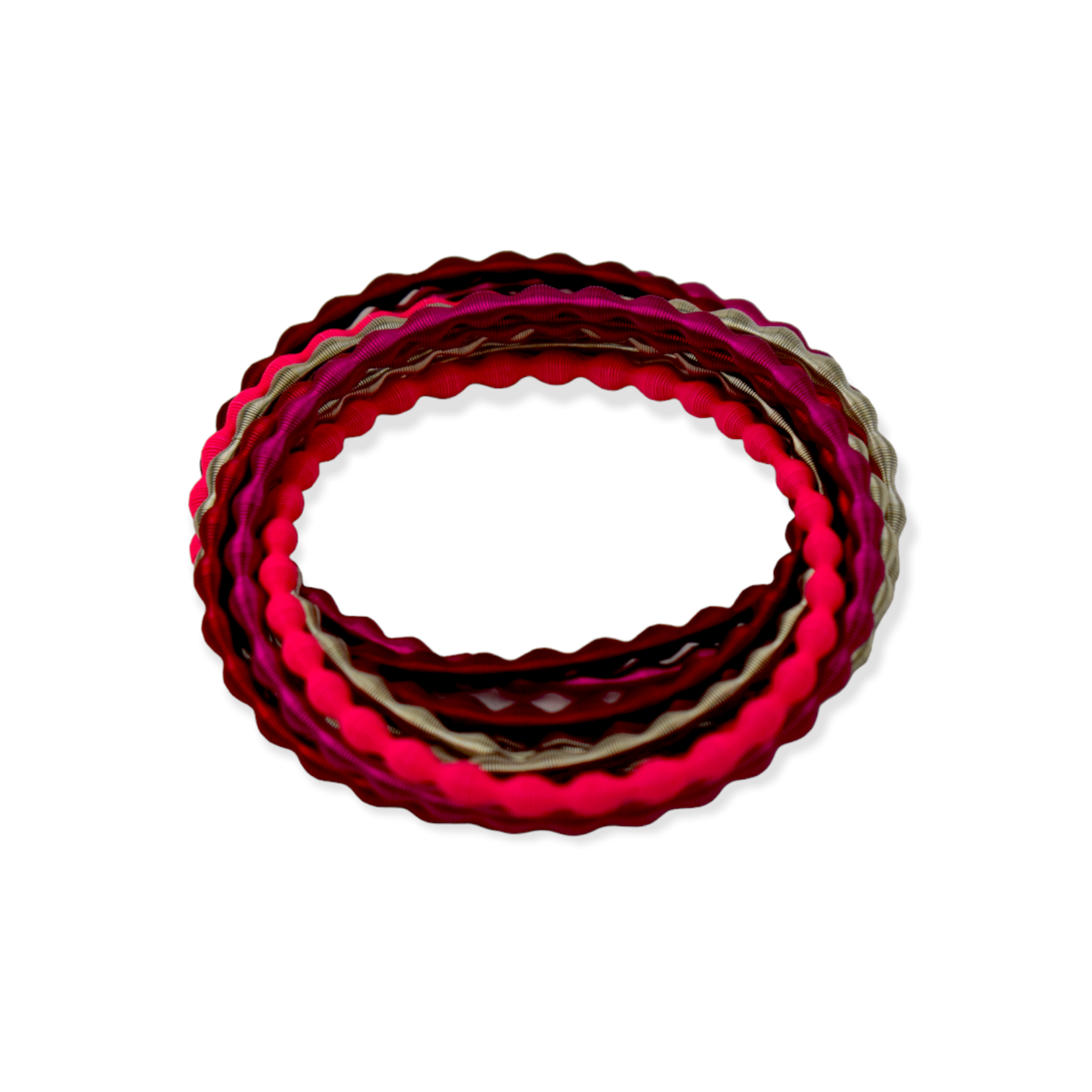 Adia Kibur Accessories Valentine Coil Bracelet Set