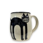 KAREN DONLEAVY DESIGN, INC. Cat Grinning Mug
