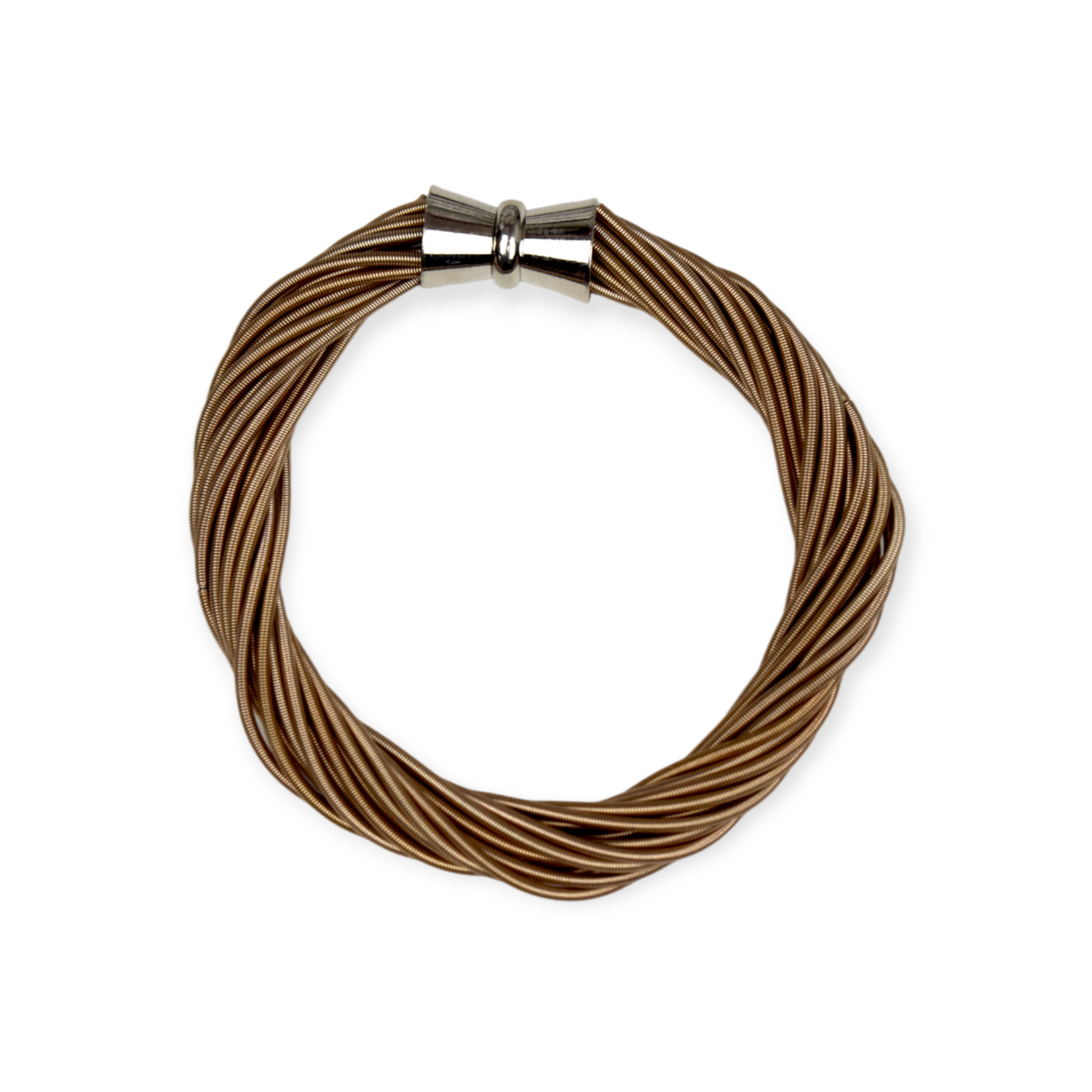 Piano Wire Twist Bracelet