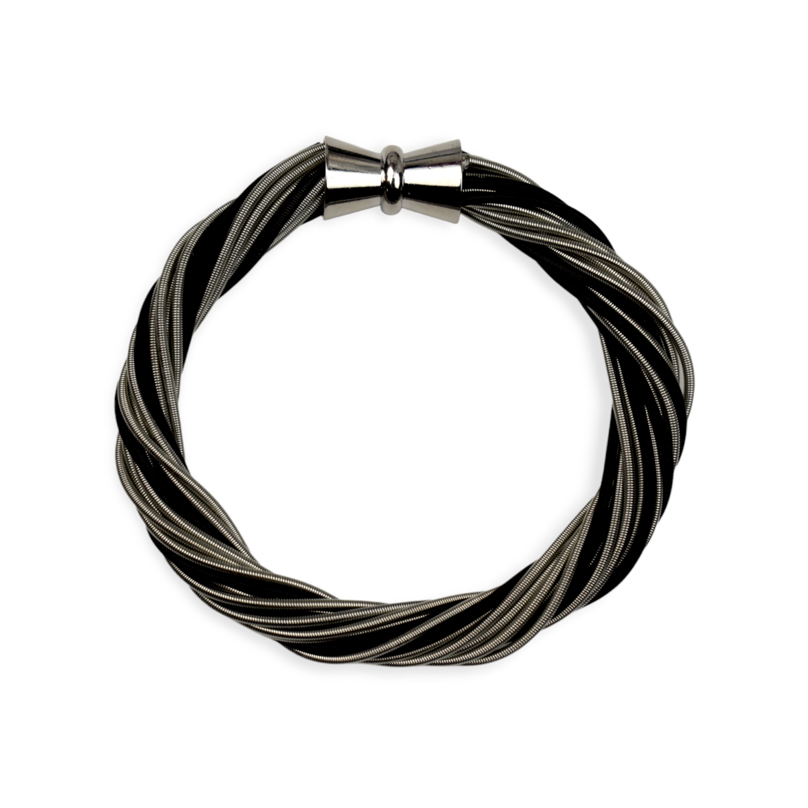 Piano Wire Twist Bracelet