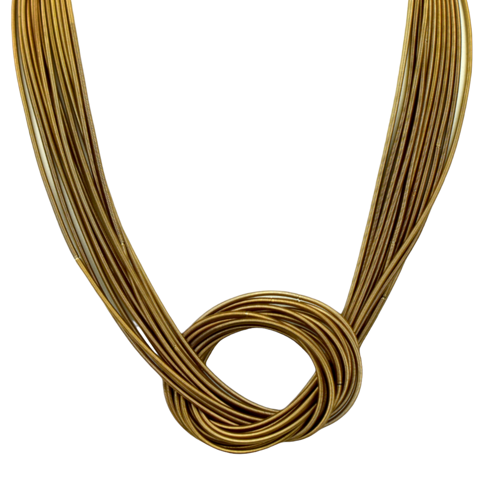 Piano Wire Knot Necklace