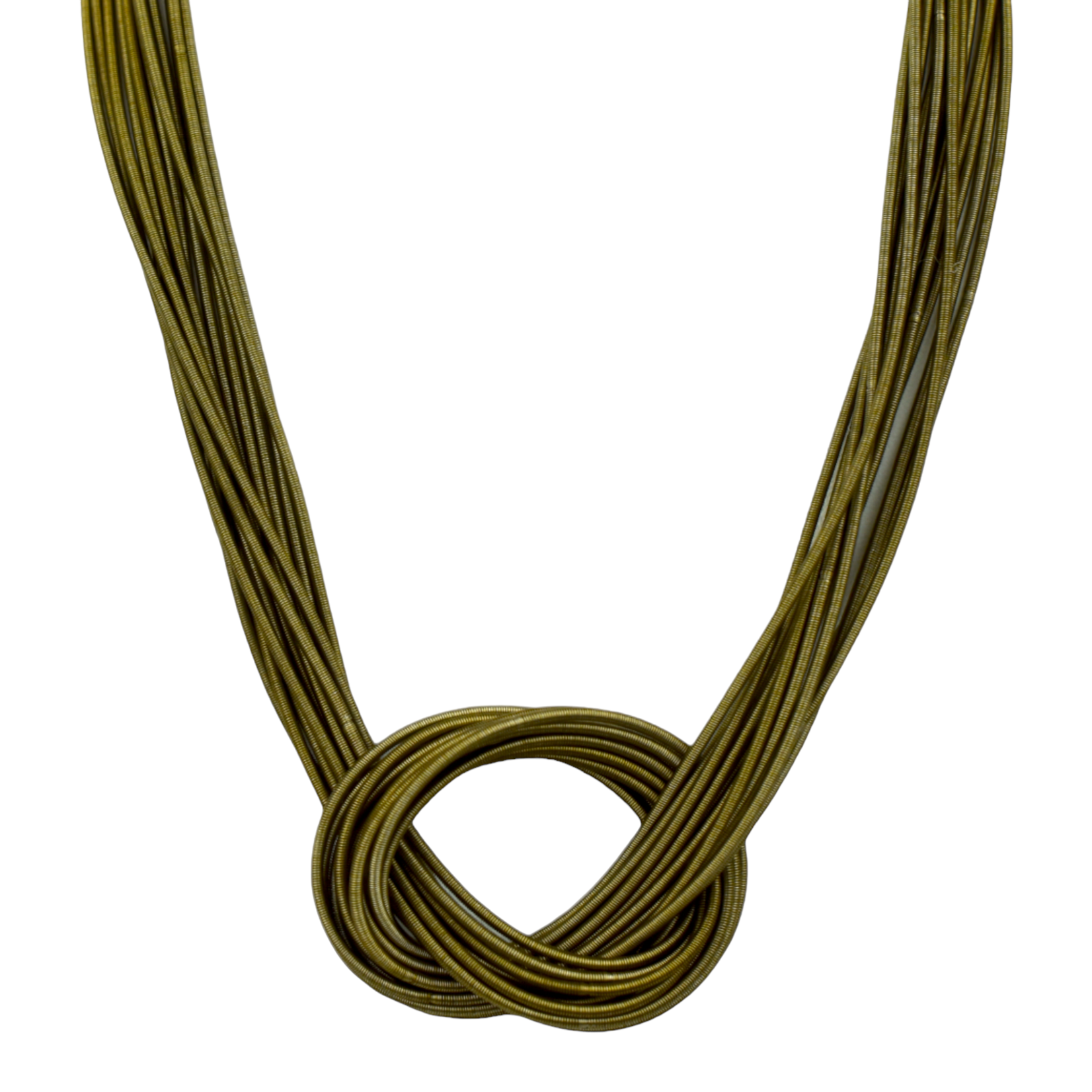 Piano Wire Knot Necklace