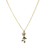 Michael Michaud Peach Blossom Dainty Flower Pendant