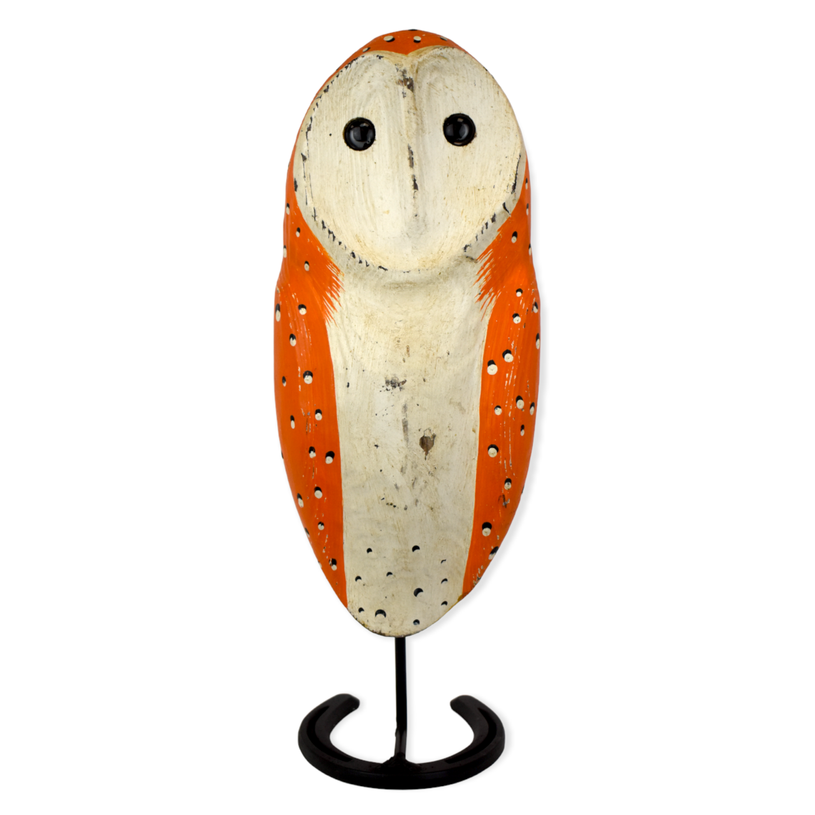 Folk art owl wood bookmark