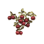 Cranberry Brooch Pin