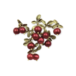 Michael Michaud Cranberry Brooch