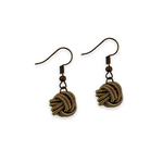Piano Wire Knot Earrings