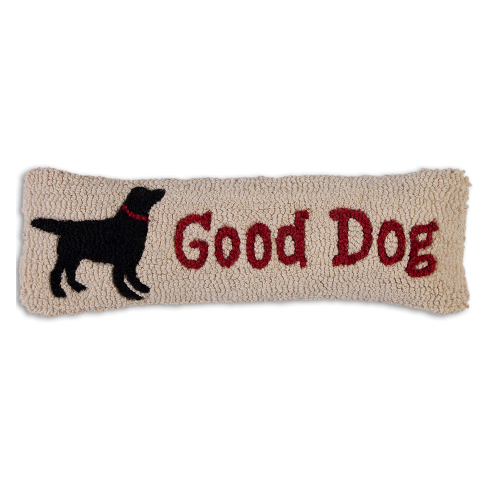 Good Dog - Wool Hooked Pillow