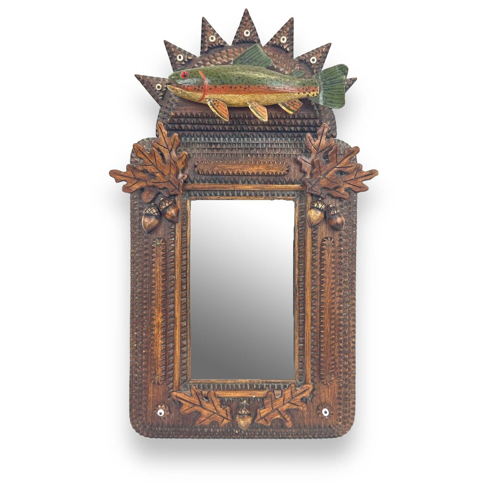 Gordon Swenarton Swenarton Tramp Mirror with Fish