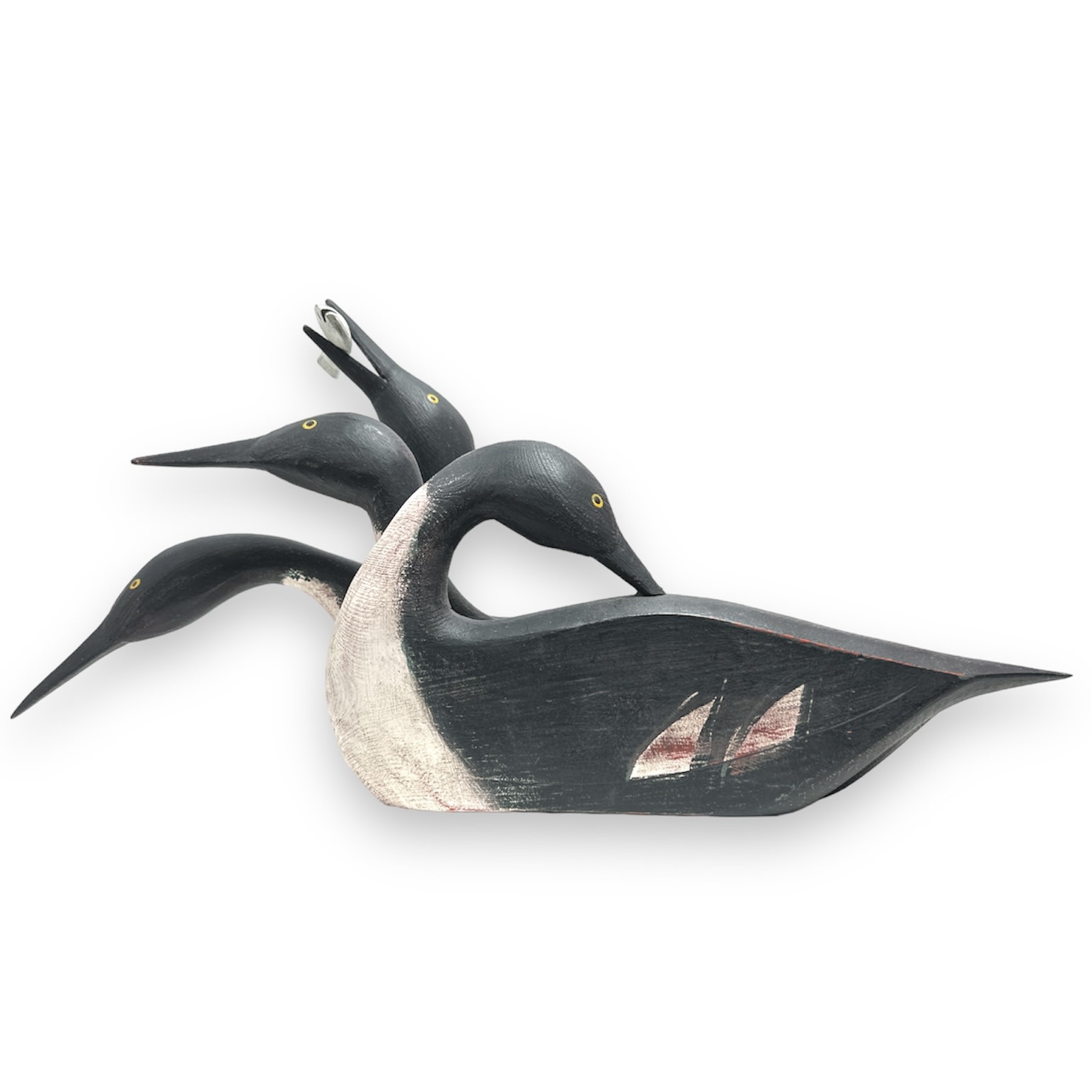 Preening Swimming Feeding Shadow Decoy - American Folk Art Museum