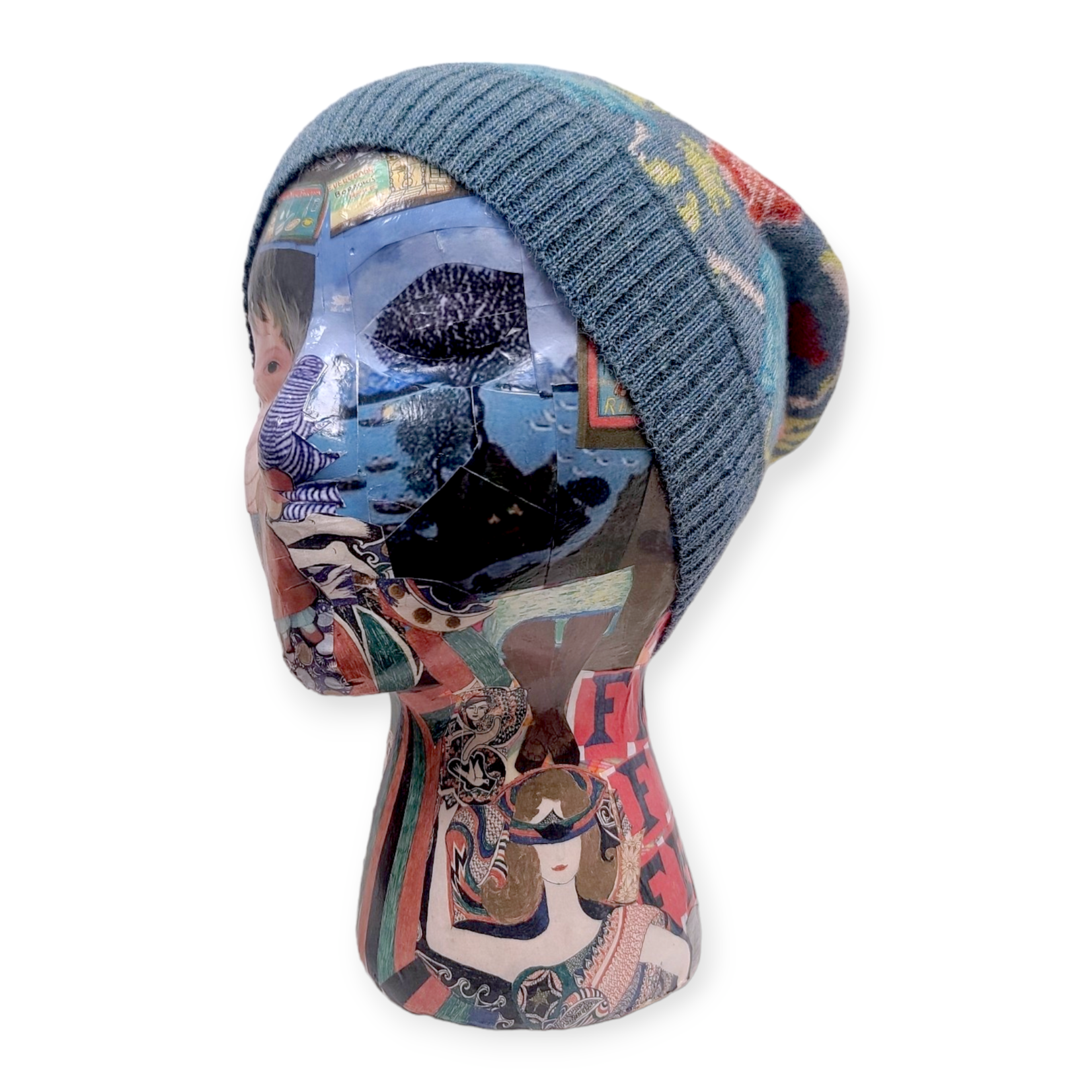 Melinda Intarsia Hat Blue