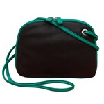 Dome Crossbody Black & Aqua