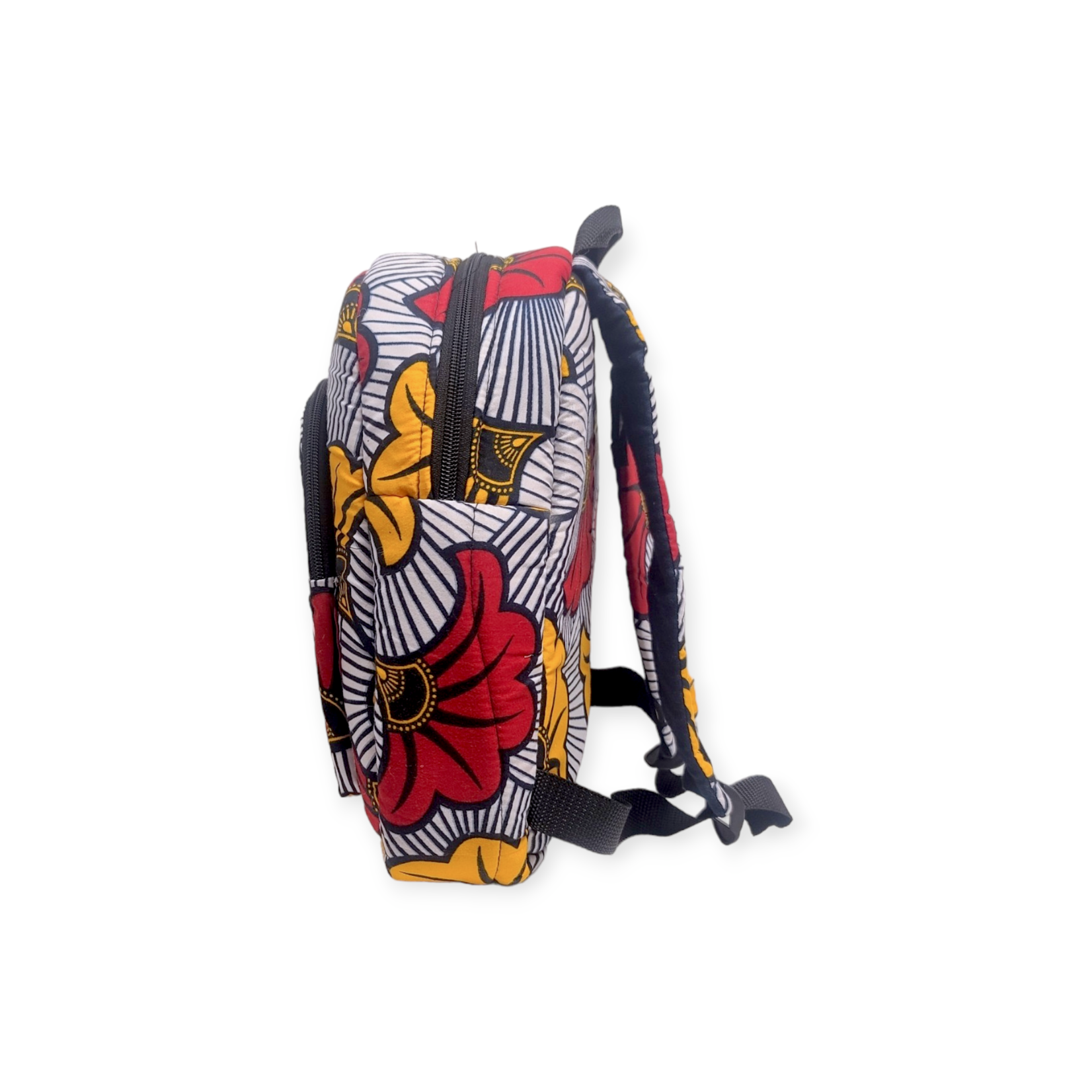 Maami Art African Print Cotton Small Backpack