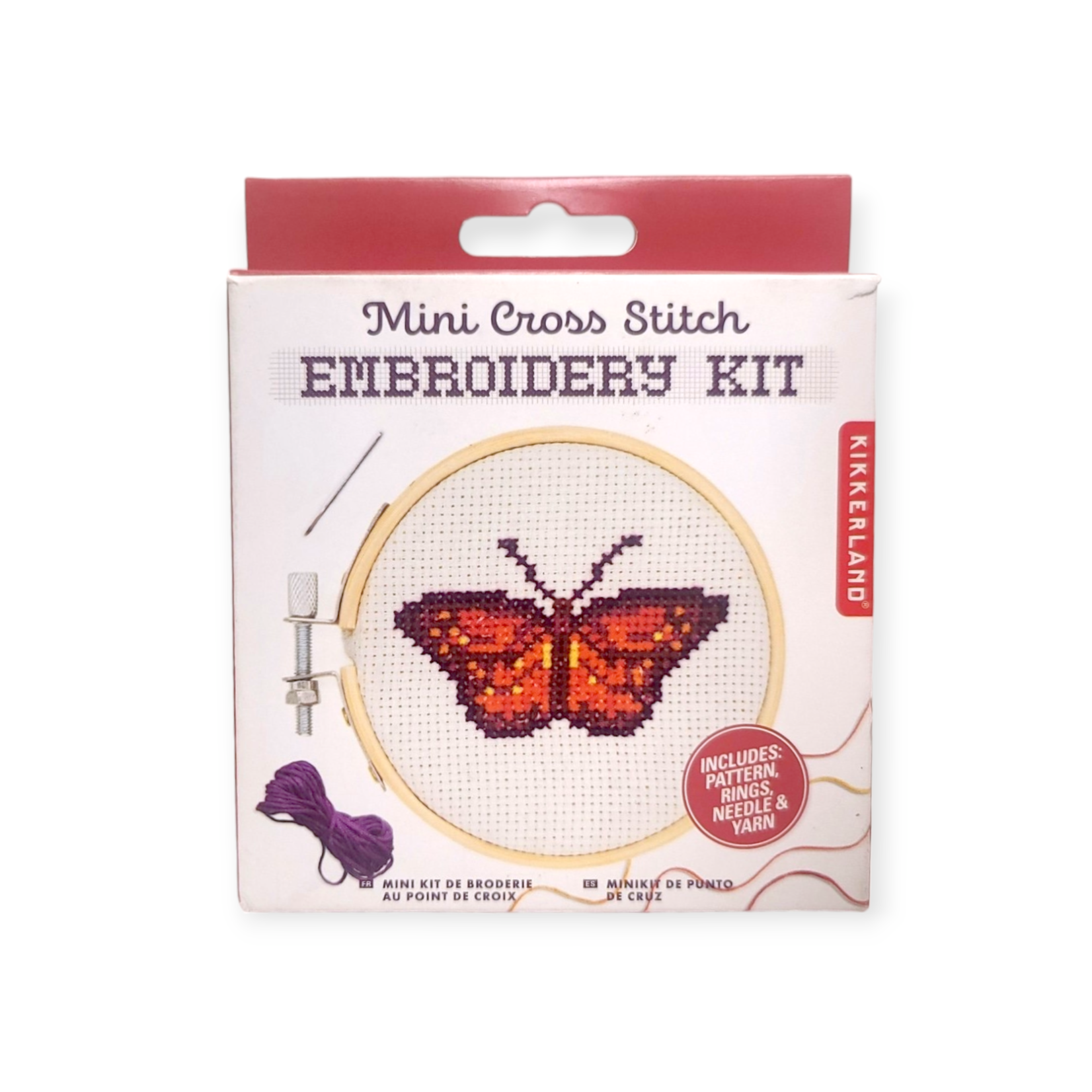 Kikkerland Design Mini Cross Stitch Kit
