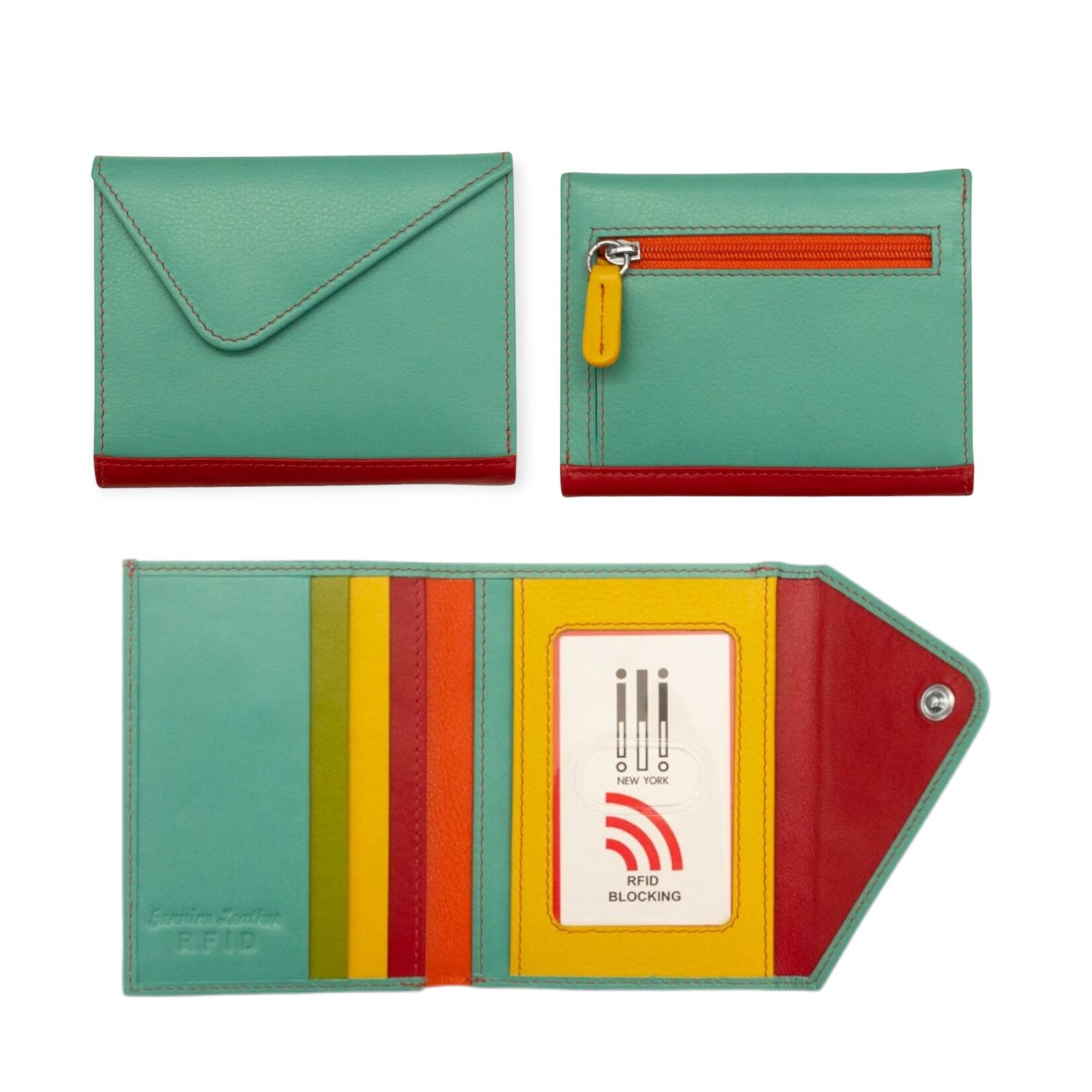 Mini Tri-Fold Asymmetrical Wallet