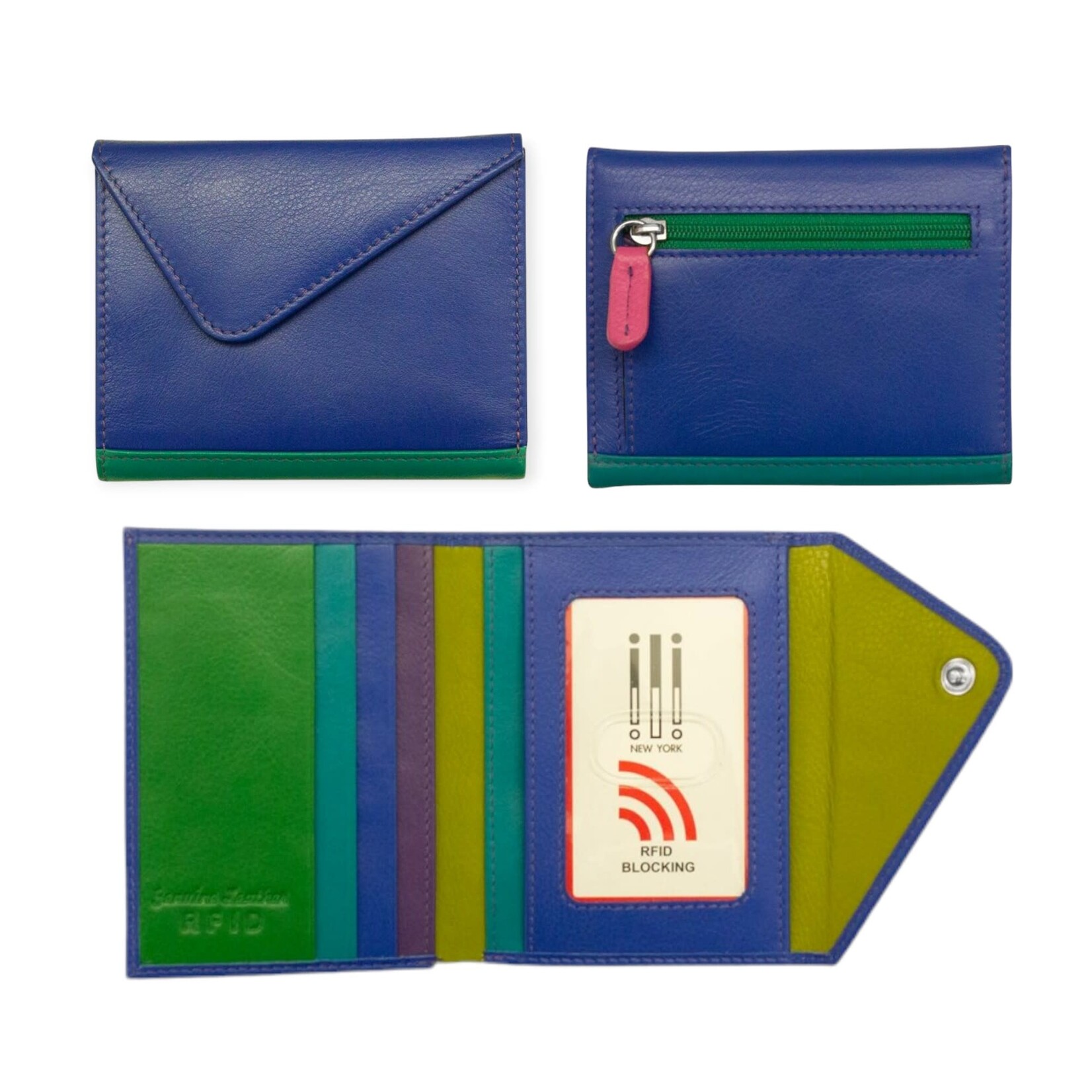 Mini Tri-Fold Asymmetrical Wallet