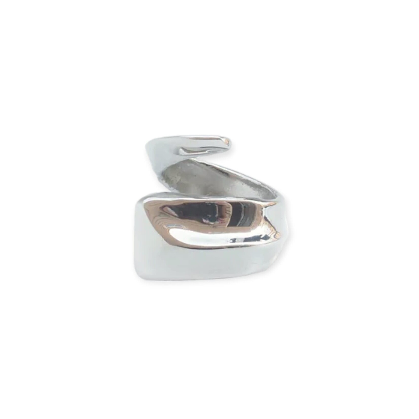 Amatostyle Fortitude Wrap Ring Silver