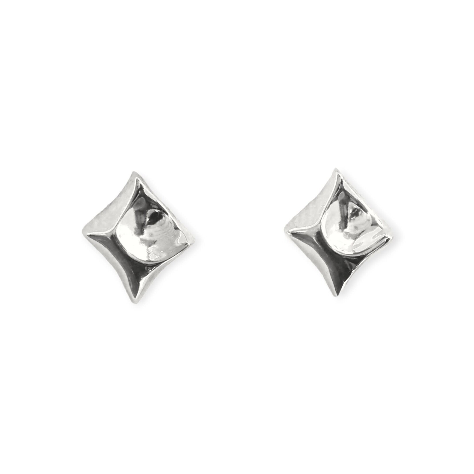 Amatostyle Power Kiss Earrings Silver