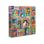 Eeboo Cats in Windows 1000 Piece Square Puzzle