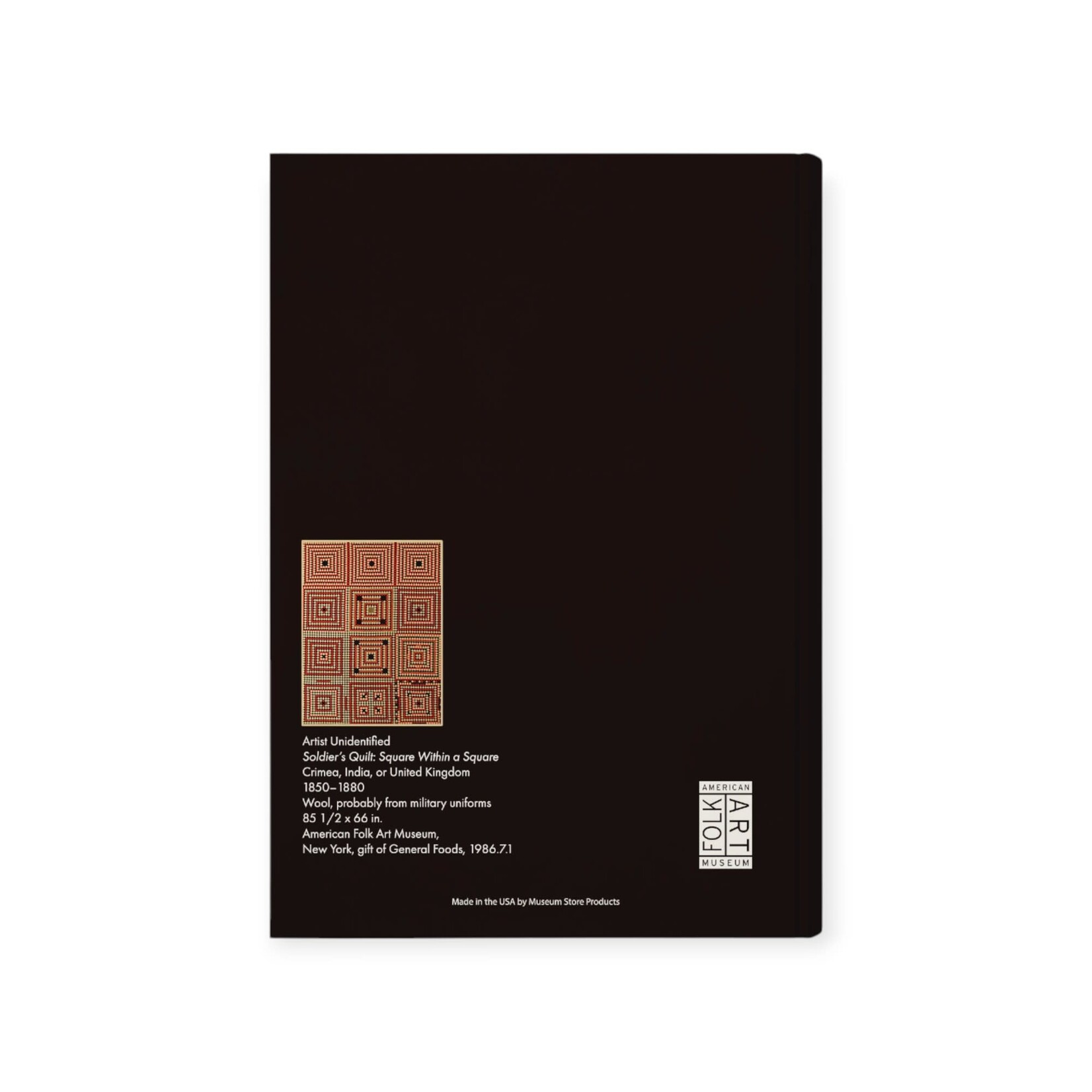 Museum Store Products Soldier's Quilt Journal
