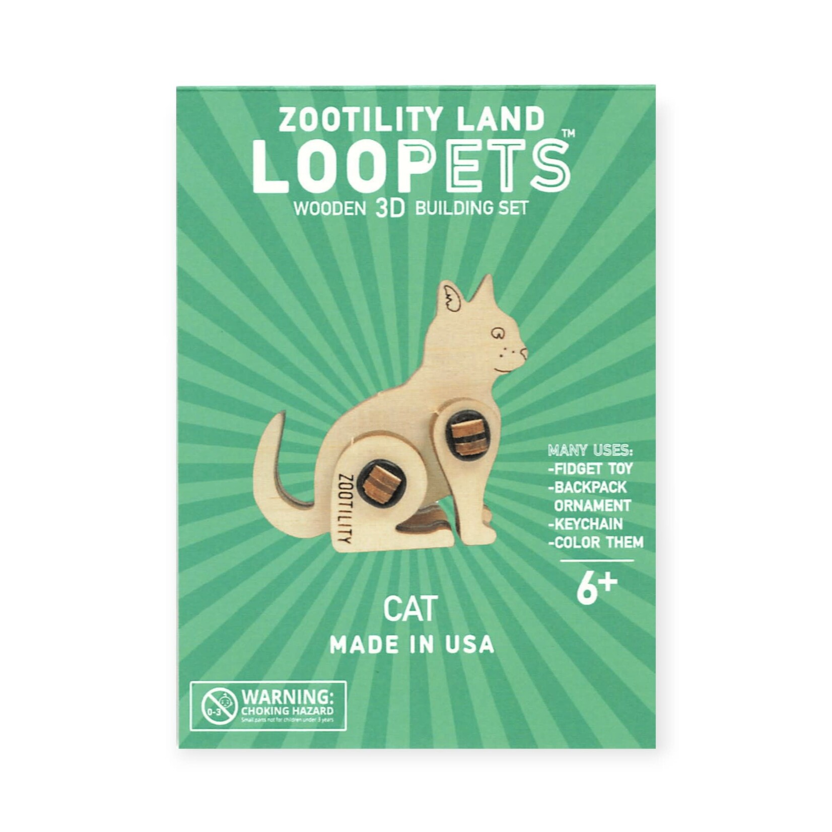 Zootility Tools Loopets 3D Building Set