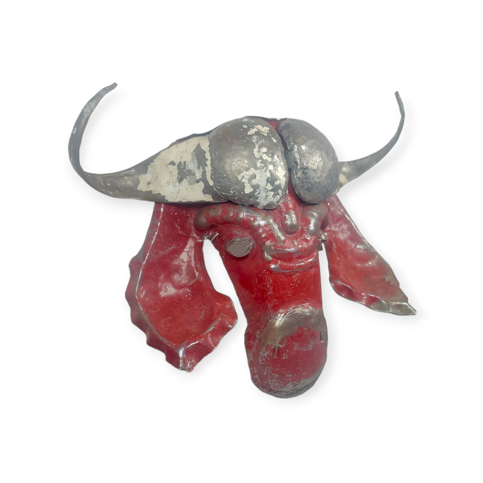 Mbare LTD Recycled Metal Buffalo Mask