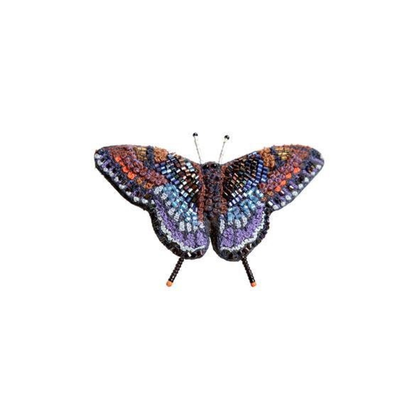Red Spotted Purple Butterfly Brooch