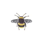 Bumblebee Brooch Pin