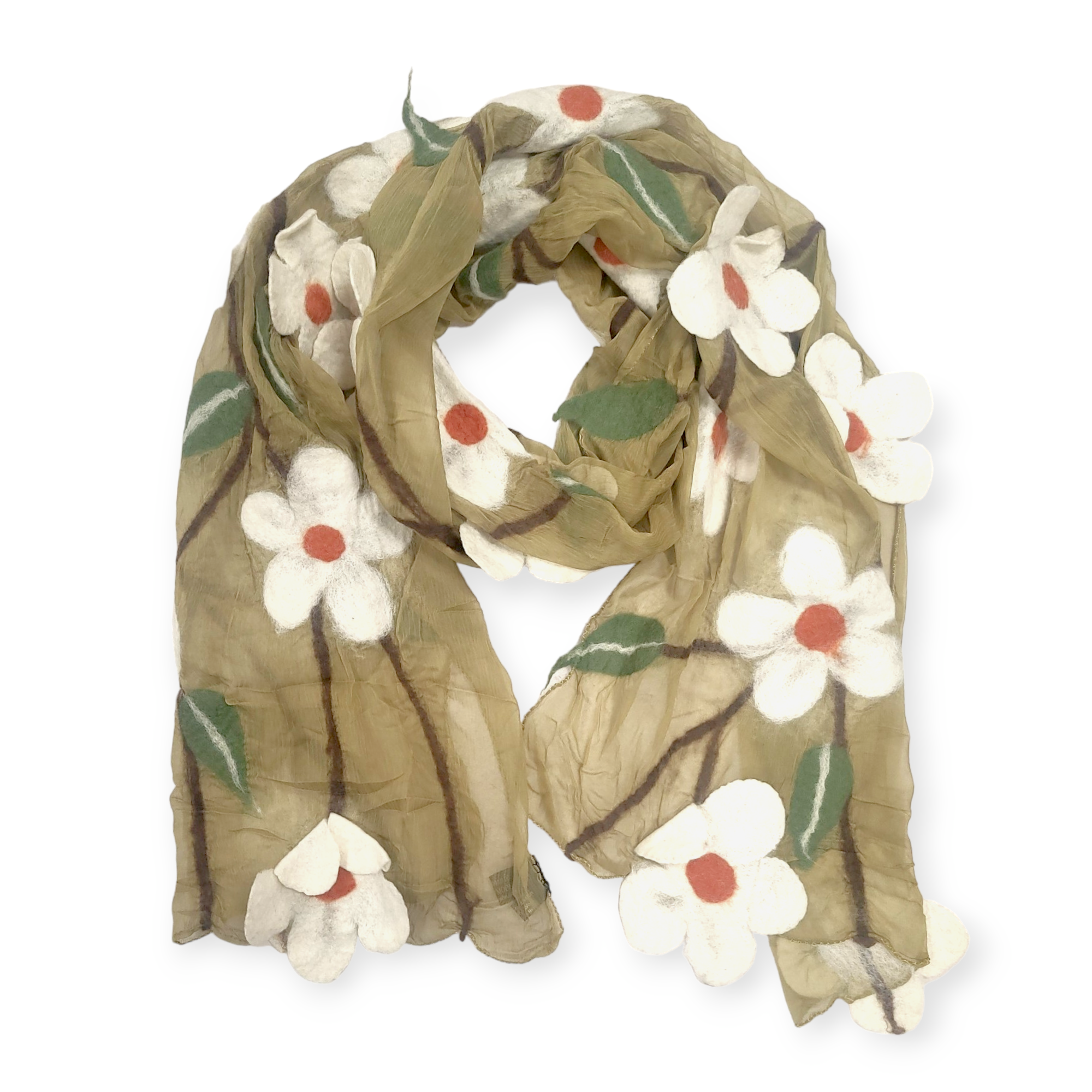 Flower Blossom Scarf - American Folk Art Museum Flower Blossom Scarf - American Folk Art Museum
