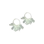 Osmose Plastic Petal Cloud Hoop Earrings