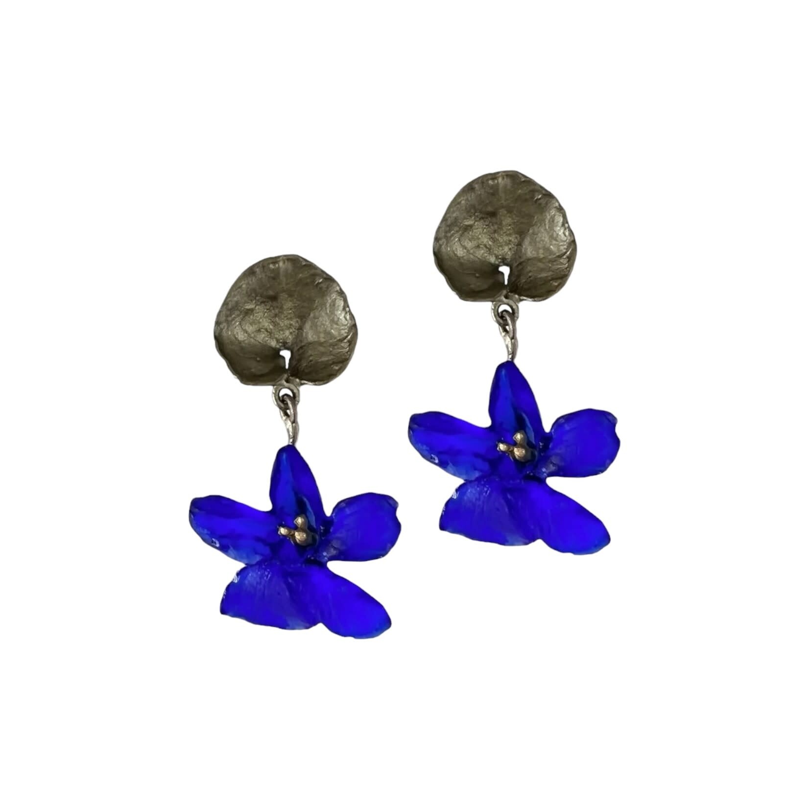Michael Michaud Wild Violet Post Earrings