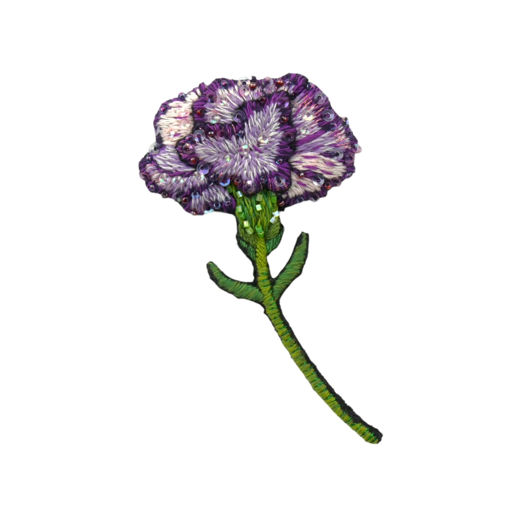 Purple Carnation Pin