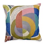 Natural Habitat Delaunay Rhythm Curves Pillow