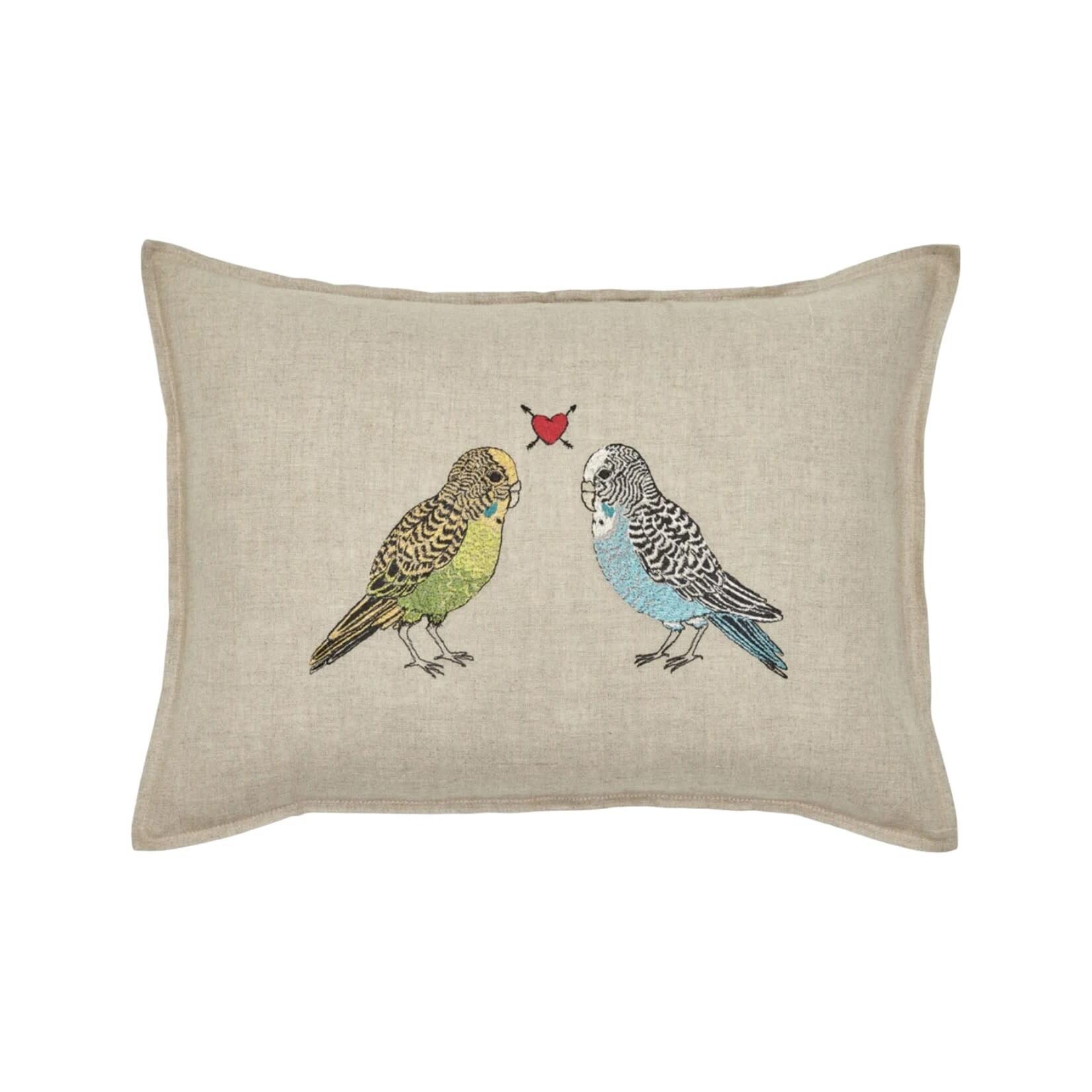 Coral & Tusk Parakeet Love Pillow