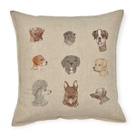 Coral & Tusk Nine Dogs Pillow