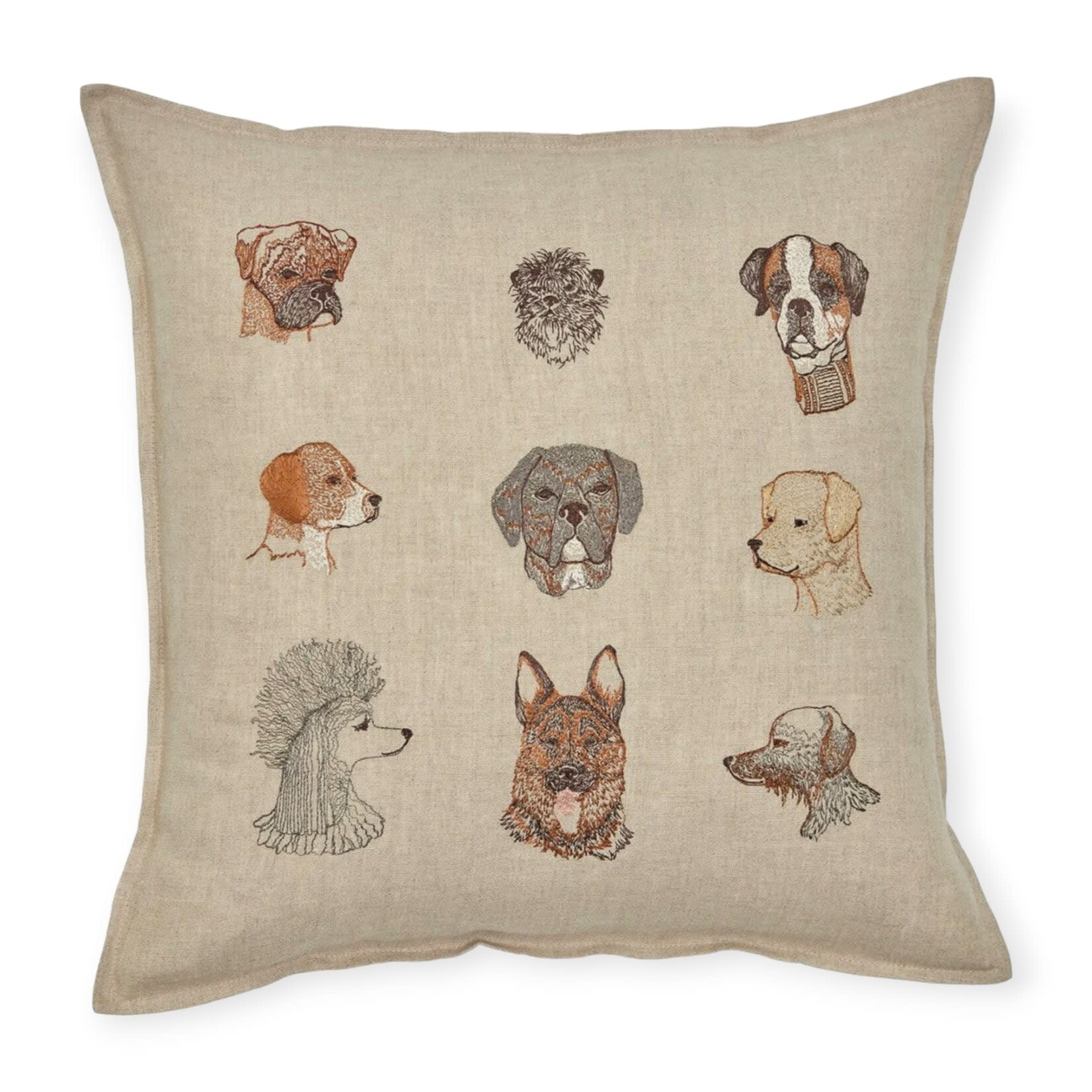 Coral & Tusk Nine Dogs Pillow
