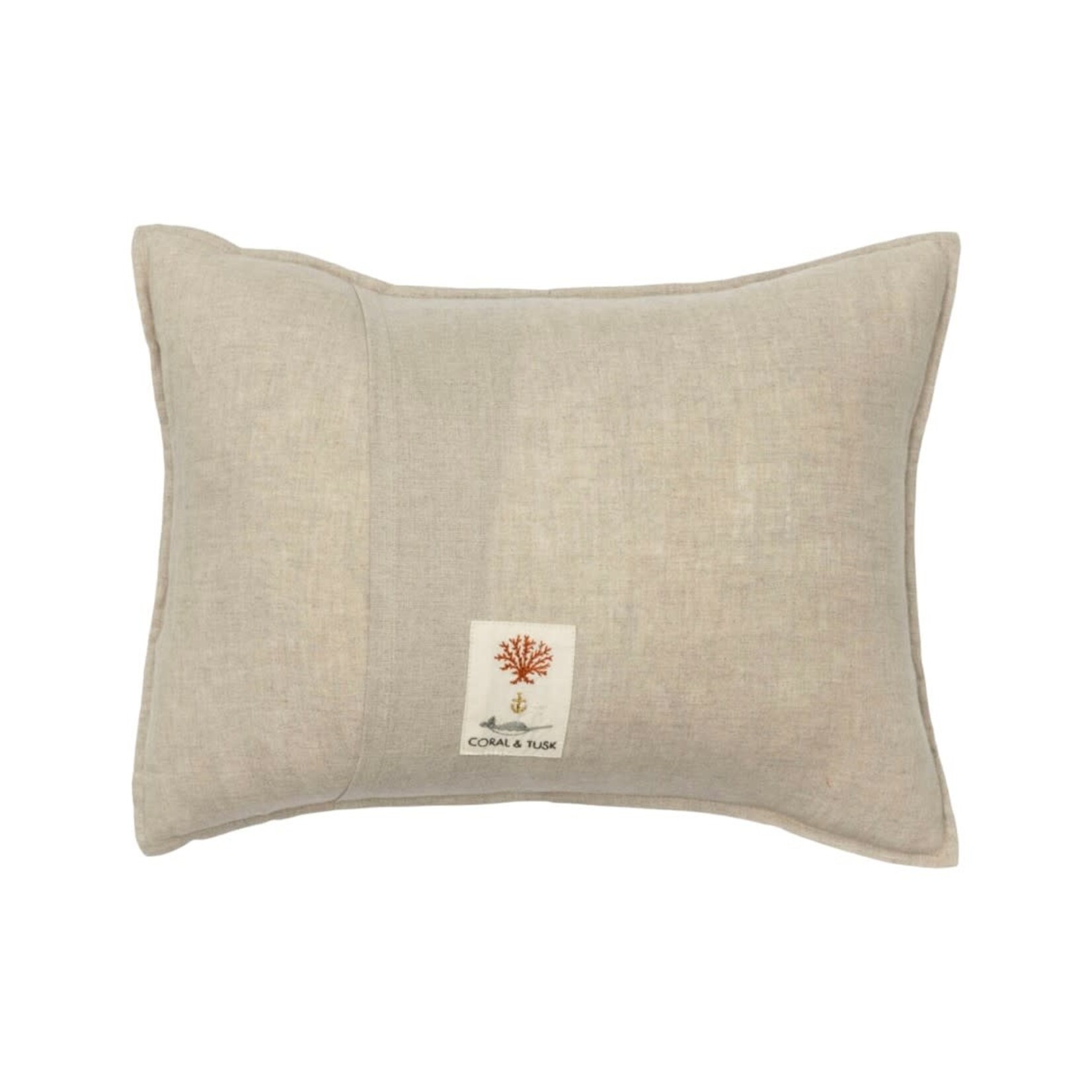 Coral & Tusk Feathers Pillow