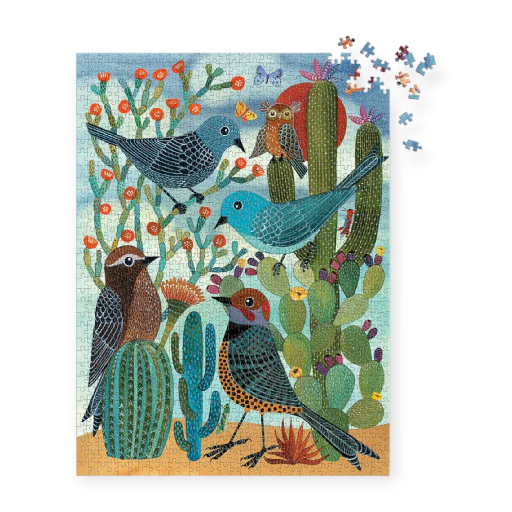 Chronicle Books Desert Avian Friends 1000pc Puzzle