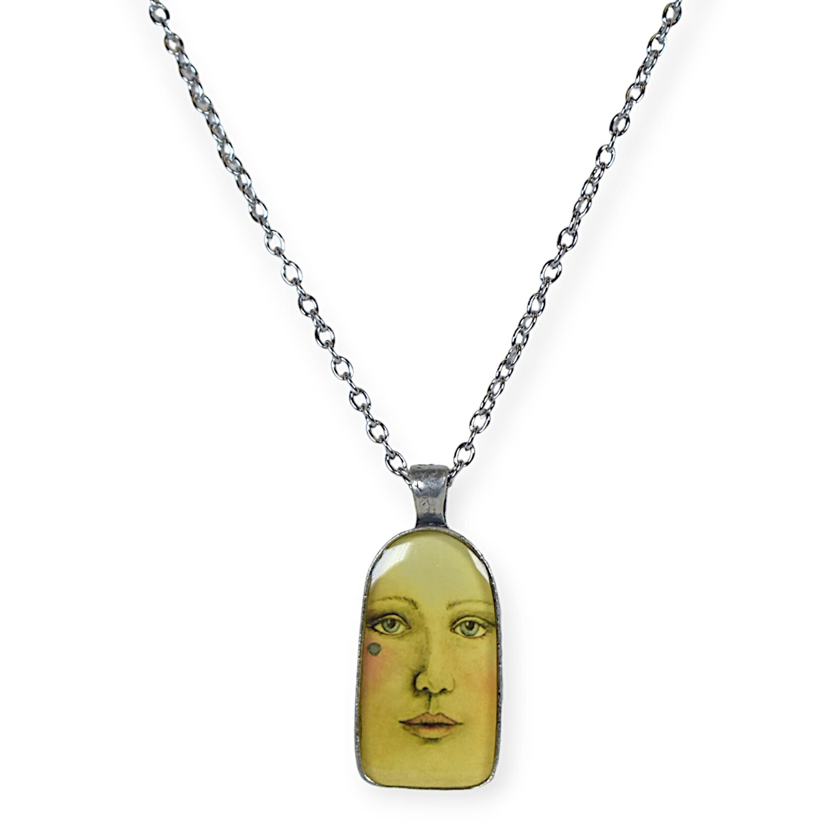 Laurie Leonard Designs Dome Face Pendant