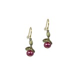 Cranberry Wire Earring